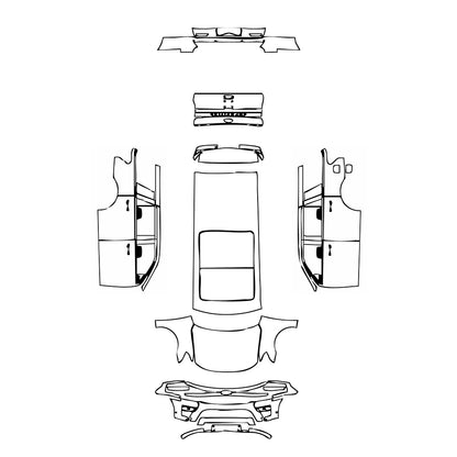 Pre-Cut PPF Ford Expedition Standard Wheelbase XL 2022 - PPF-Kits
