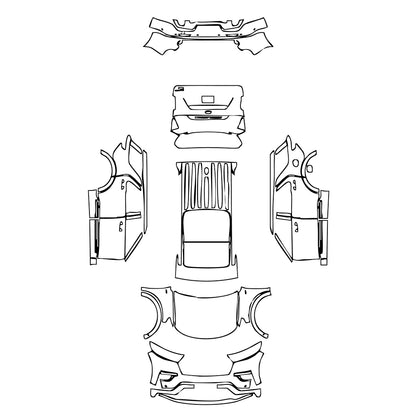 Pre-Cut PPF Ford Explorer 2020 - PPF-Kits