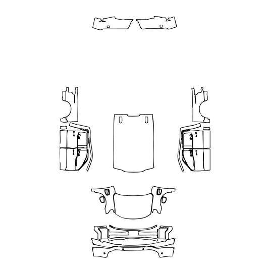 Pre-Cut PPF Ford F-150 Lightning Pro 2023 - PPF-Kits