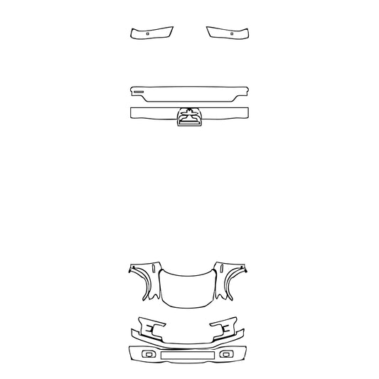 Pre-Cut PPF Ford F-150 Limited SuperCab 2018 - PPF-Kits