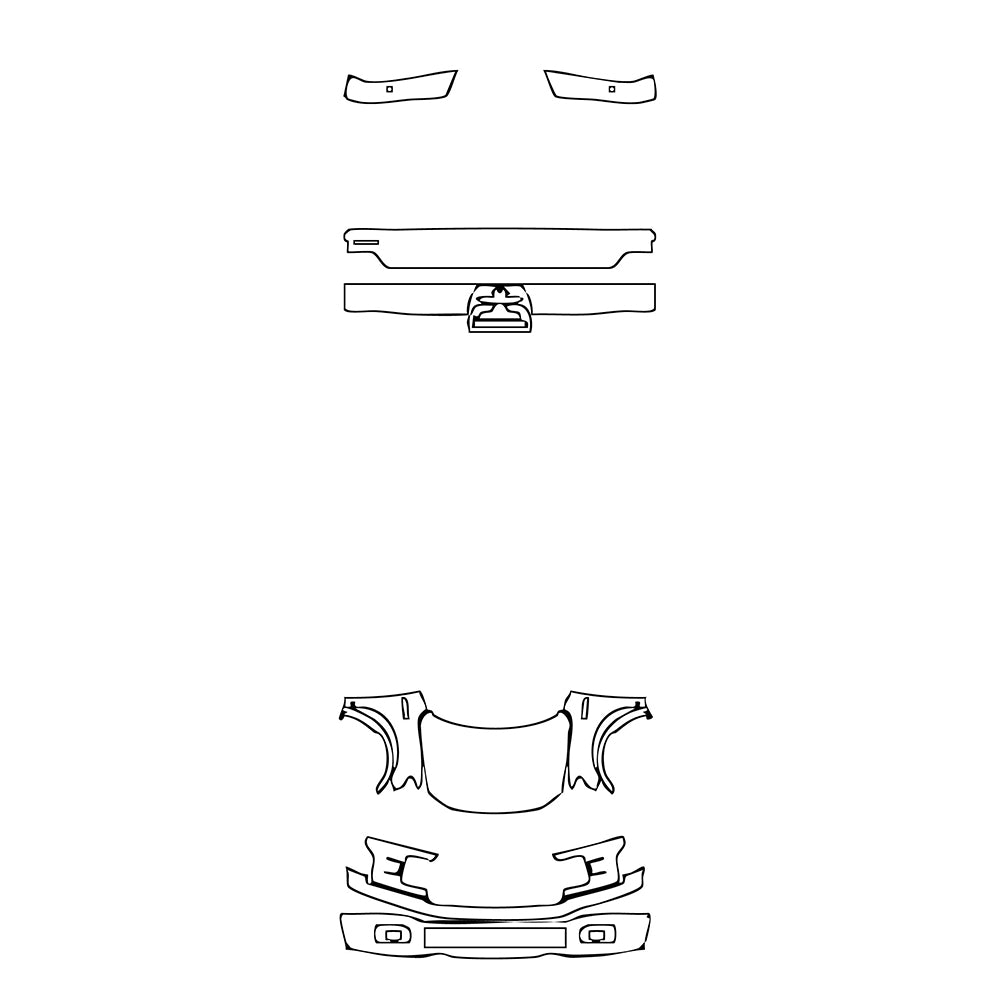 Pre-Cut PPF Ford F-150 Limited SuperCab 2019 - PPF-Kits