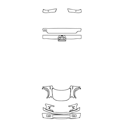 Pre-Cut PPF Ford F-150 Limited SuperCab 2020 - PPF-Kits