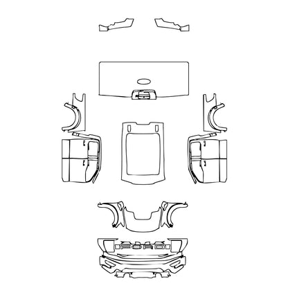 Pre-Cut PPF Ford F-150 Raptor SuperCrew 2023 - PPF-Kits