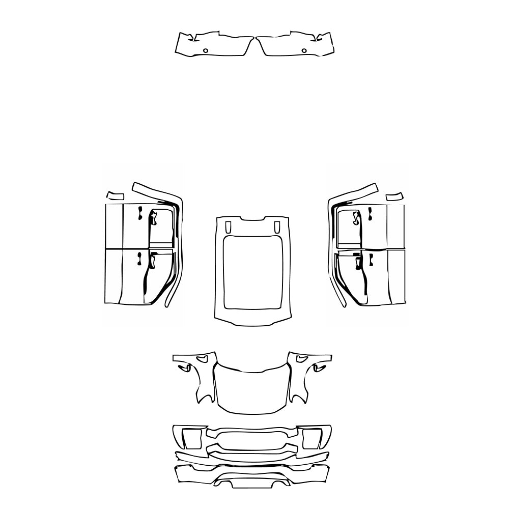 Pre-Cut PPF Ford F-150 SuperCrew Limited 2023 - PPF-Kits