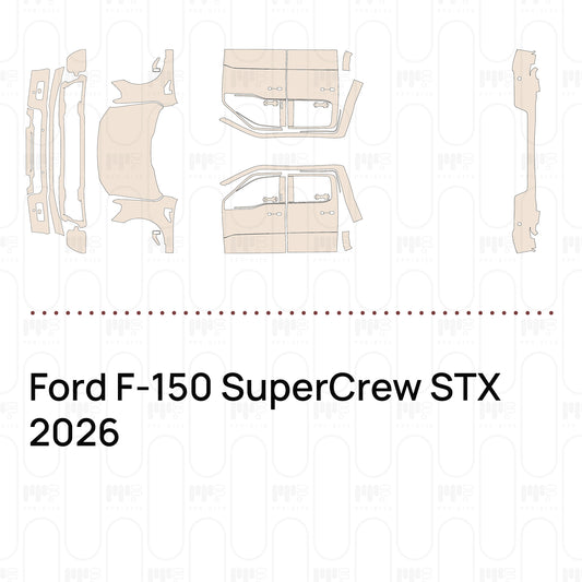 Pre-Cut PPF Ford F-150 SuperCrew STX 2026