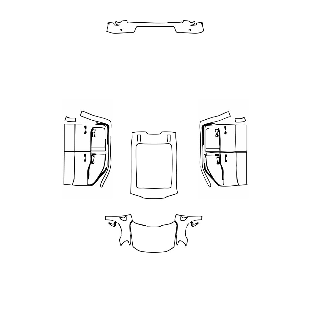 Pre-Cut PPF Ford F-150 SuperCrew XLT 2025 - PPF-Kits