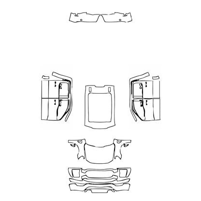 Pre-Cut PPF Ford F-150 SuperCrew XL 2023 - PPF-Kits