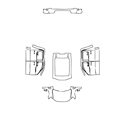 Pre-Cut PPF Ford F-150 SuperCrew XL 2025 - PPF-Kits
