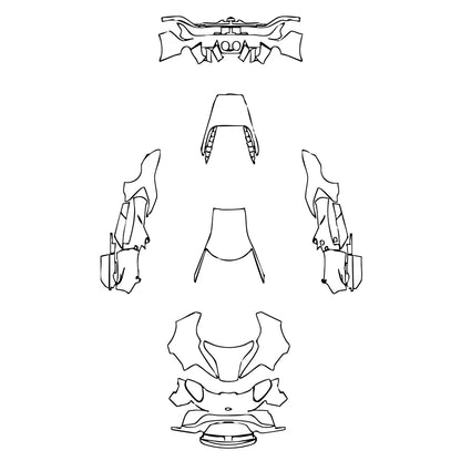 Pre-Cut PPF Ford GT 2019 - PPF-Kits