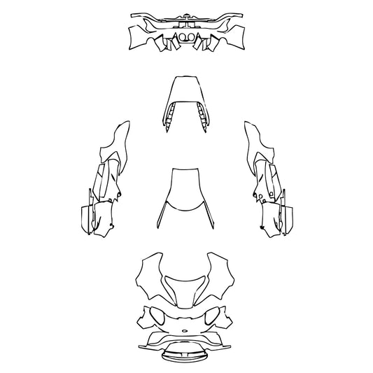 Pre-Cut PPF Ford GT 2022 - PPF-Kits