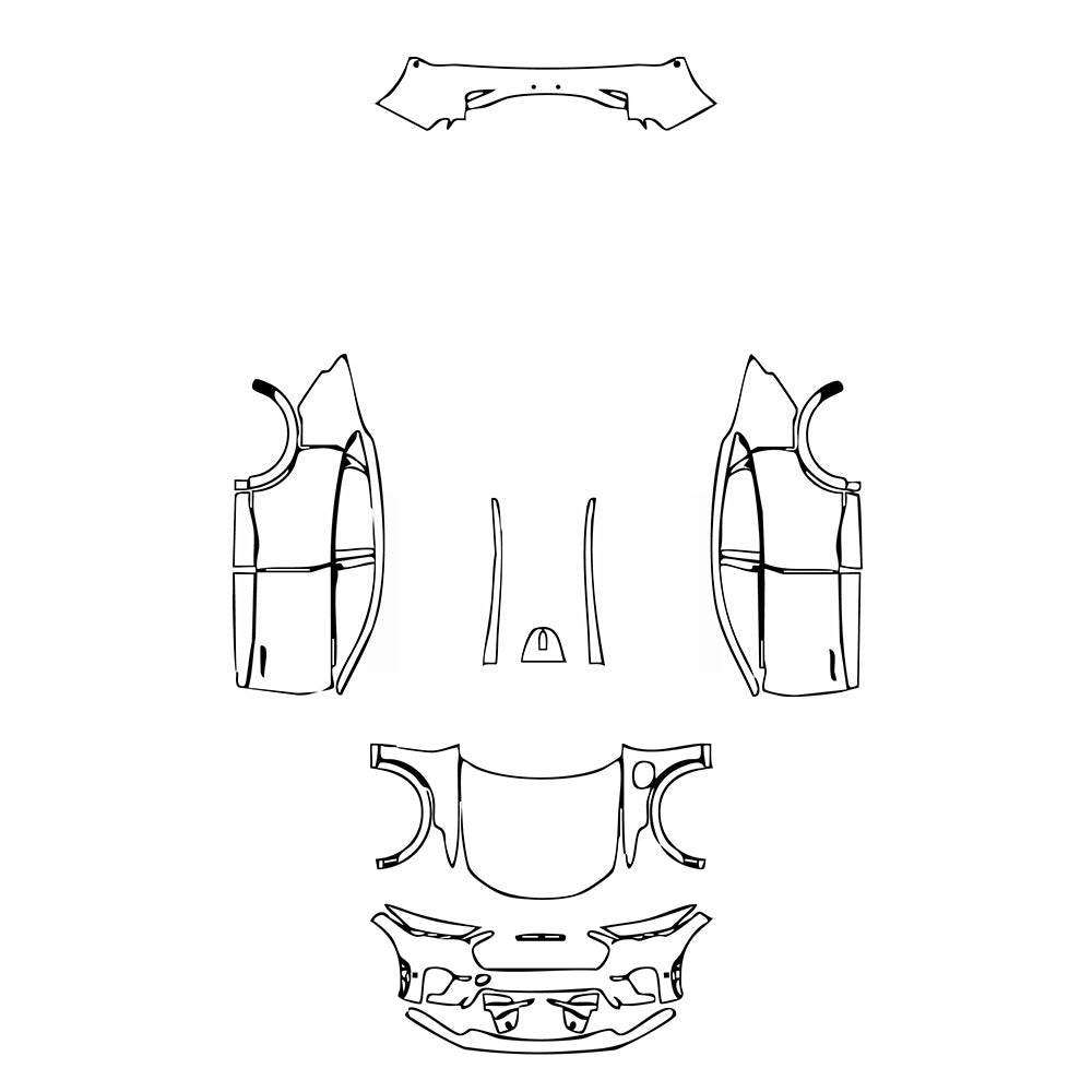 Pre-Cut PPF Ford Mach-E GT 2021 - PPF-Kits