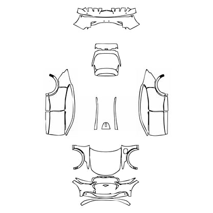Pre-Cut PPF Ford Mach-E Luxury 2023 - PPF-Kits