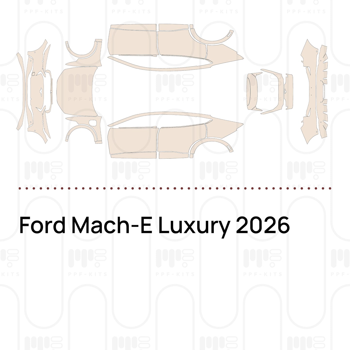 Pre-Cut PPF Ford Mach-E Luxury 2026