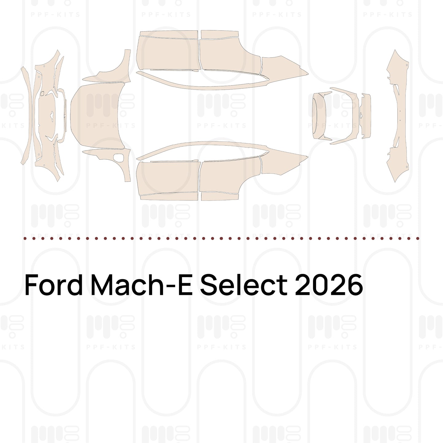 Pre-Cut PPF Ford Mach-E Select 2026