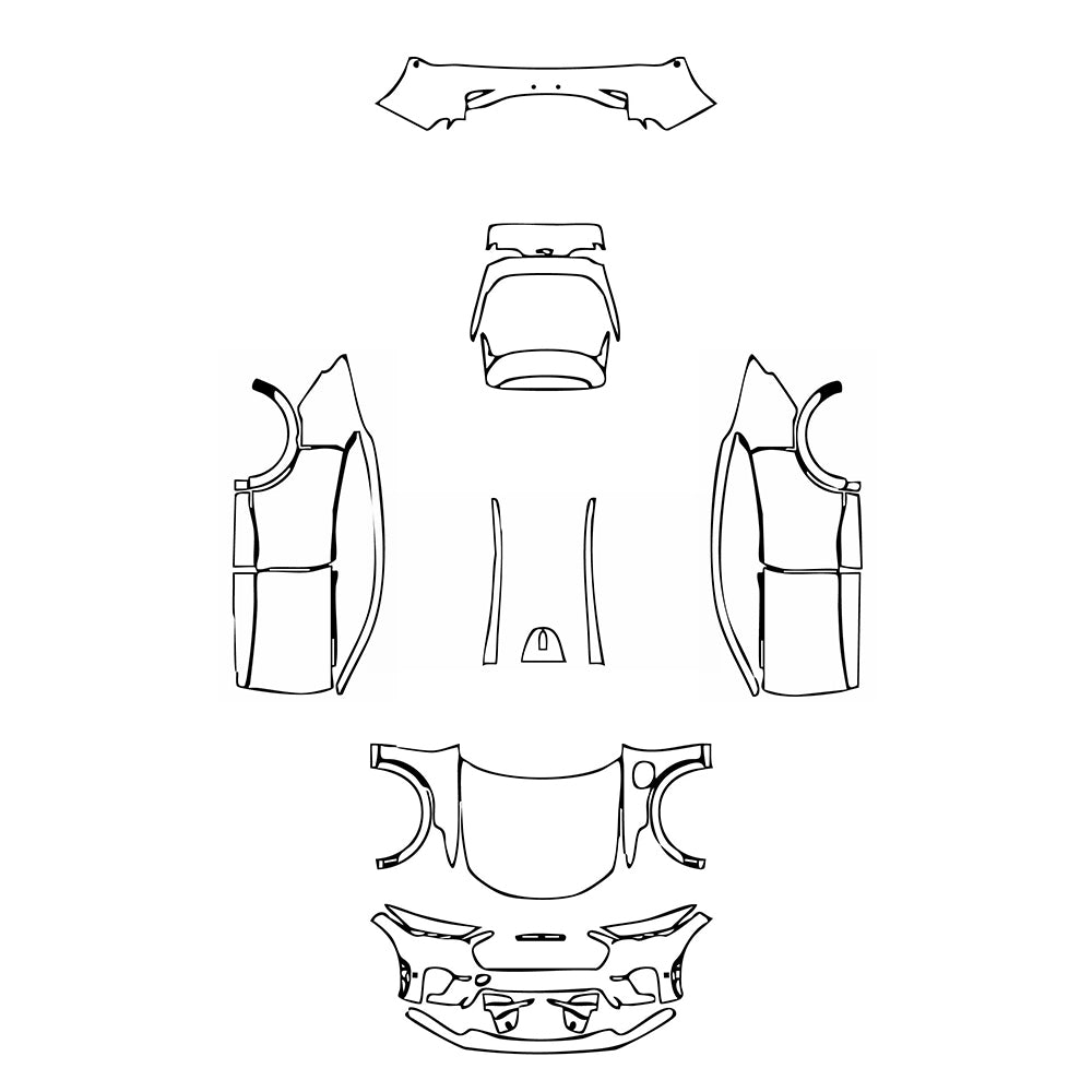 Pre-Cut PPF Ford Mach-E (CN) Luxury 2023 - PPF-Kits