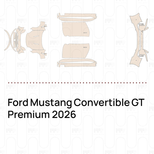 Pre-Cut PPF Ford Mustang Convertible GT Premium 2026