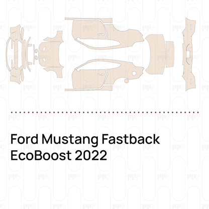 Pre-Cut PPF Ford Mustang Fastback EcoBoost 2022