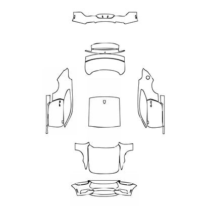 Pre-Cut PPF Ford Mustang Fastback EcoBoost Premium 2025 - PPF-Kits