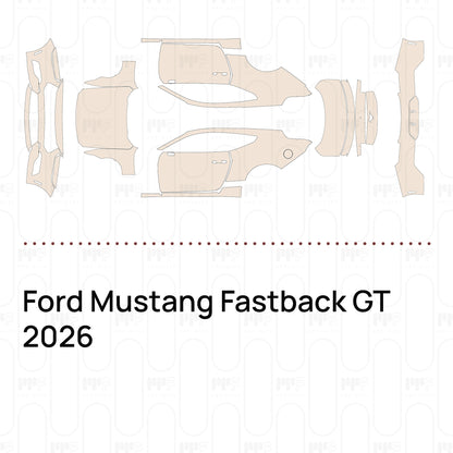 Pre-Cut PPF Ford Mustang Fastback GT 2026