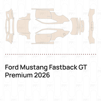 Pre-Cut PPF Ford Mustang Fastback GT Premium 2026