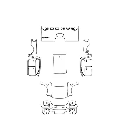 Pre-Cut PPF Ford Ranger (BR) Limited 2024 - PPF-Kits