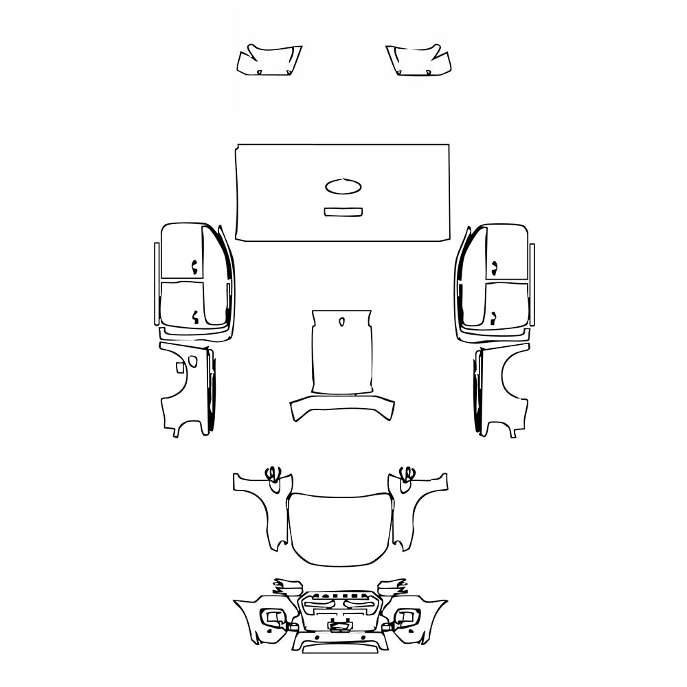 Pre-Cut PPF Ford Ranger (EU) Wildtrak 2021 - PPF-Kits