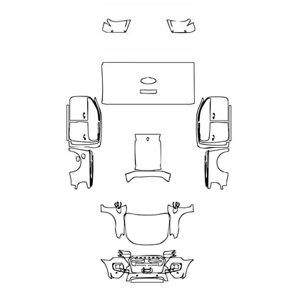 Pre-Cut PPF Ford Ranger (EU) Wildtrak 2021 - PPF-Kits
