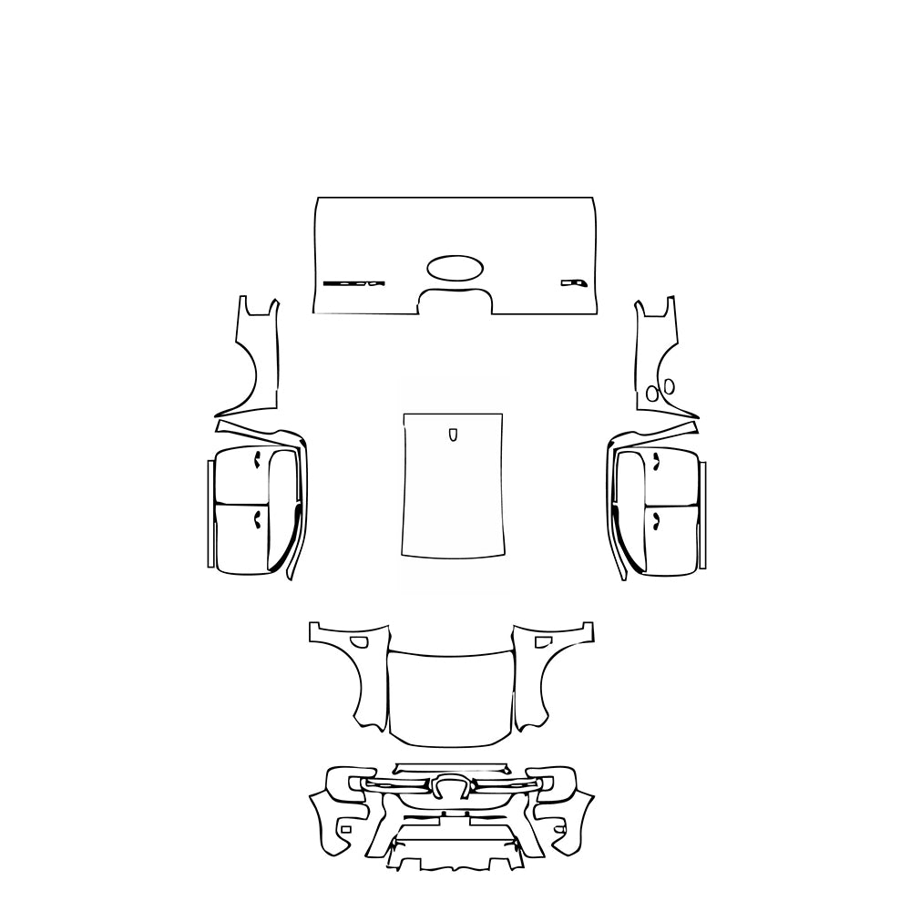 Pre-Cut PPF Ford Ranger (EU) Wildtrak 2023 - PPF-Kits