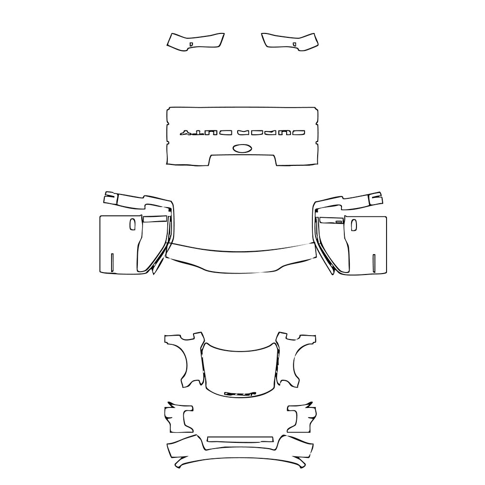 Pre-Cut PPF Ford Super Duty F-250 Regular Cab XL 2021 - PPF-Kits