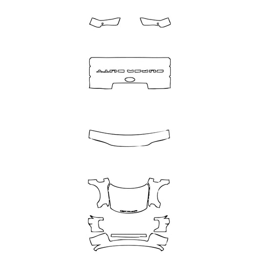 Pre-Cut PPF Ford Super Duty F-250 Super Cab XL 2022 - PPF-Kits