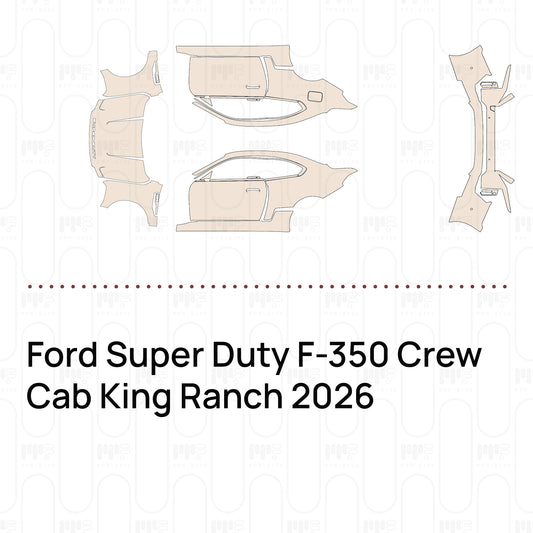 Pre-Cut PPF Ford Super Duty F-350 Crew Cab King Ranch 2026