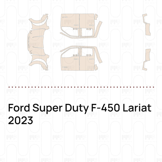 Pre-Cut PPF Ford Super Duty F-450 Lariat 2023