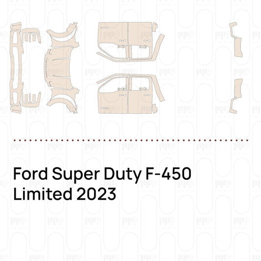 Pre-Cut PPF Ford Super Duty F-450 Limited 2023