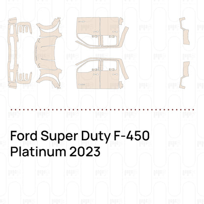 Pre-Cut PPF Ford Super Duty F-450 Platinum 2023