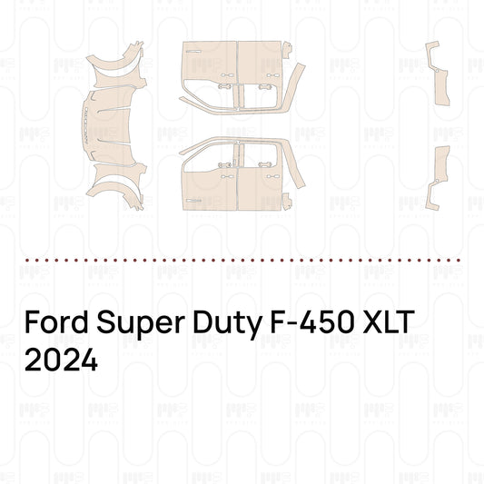 Pre-Cut PPF Ford Super Duty F-450 XLT 2024