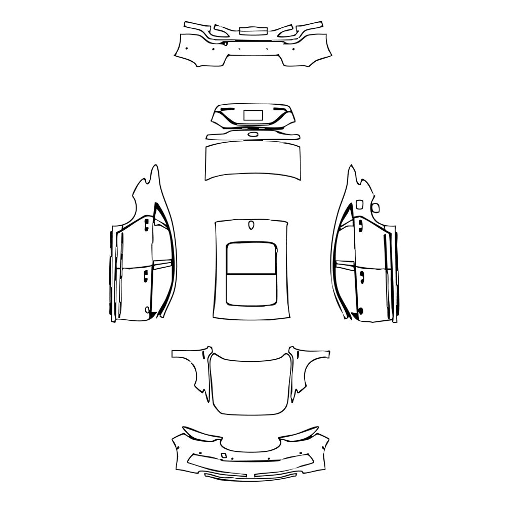 Pre-Cut PPF Ford Taurus Luxury 2019 - PPF-Kits