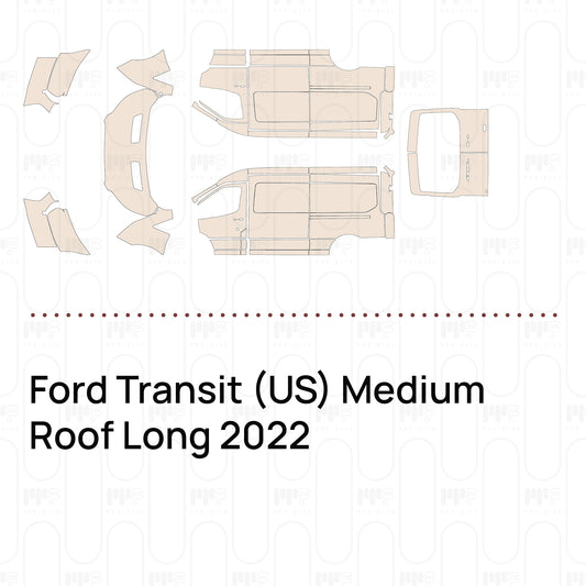 Pre-Cut PPF Ford Transit (US) Medium Roof Long 2022