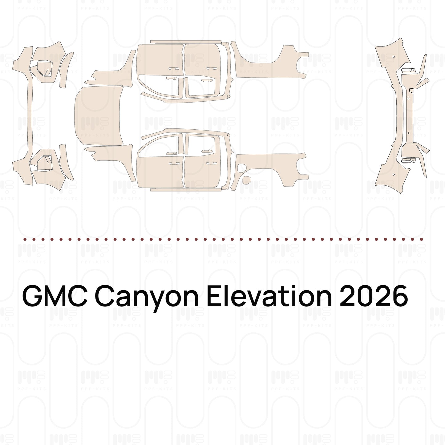 Pre-Cut PPF GMC Canyon Elevation 2026