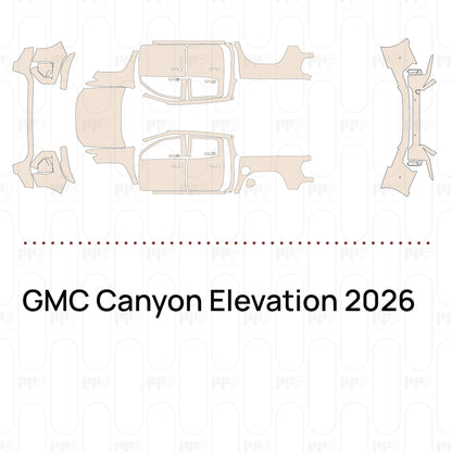 Pre-Cut PPF GMC Canyon Elevation 2026