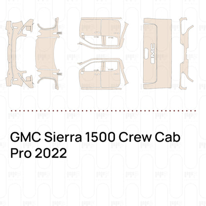 Pre-Cut PPF GMC Sierra 1500 Crew Cab Pro 2022