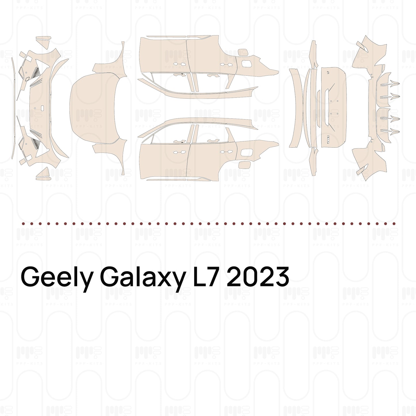 Pre-Cut PPF Geely Galaxy L7 2023