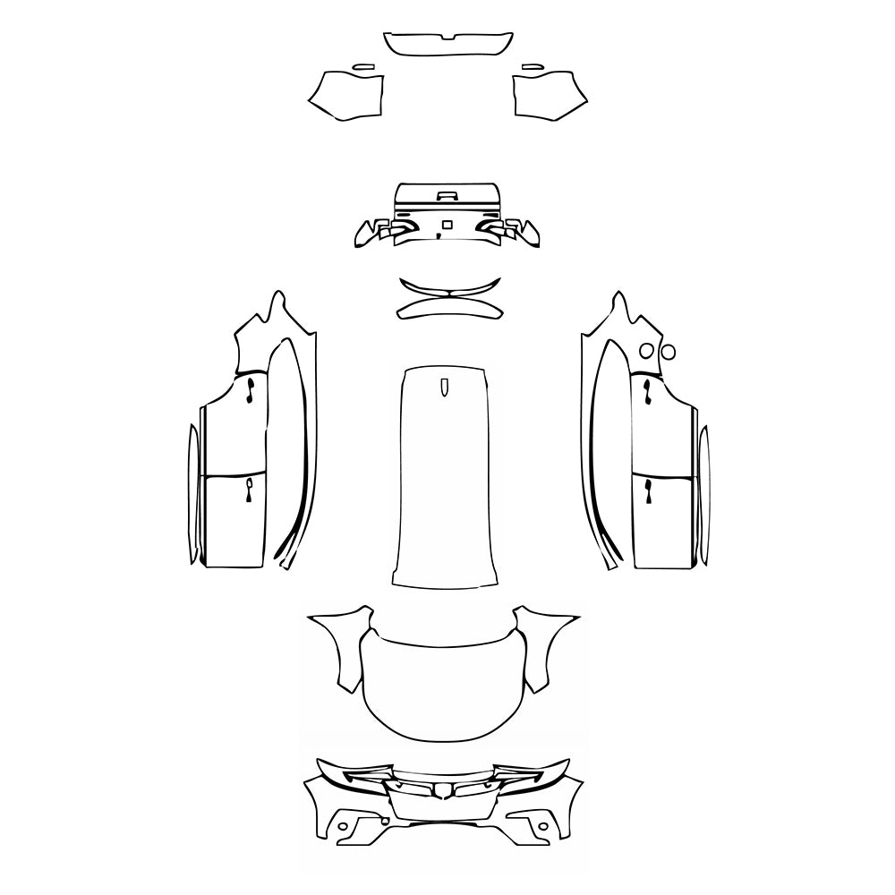 Passgenaue Lackschutzfolien PPF Honda BR-V (TH) 2025