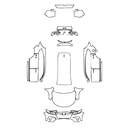 Passgenaue Lackschutzfolien PPF Honda BR-V (TH) 2025