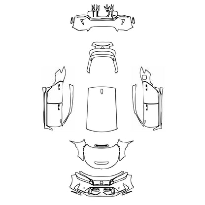 Pre-Cut PPF Honda Civic Type R 2024 - PPF-Kits