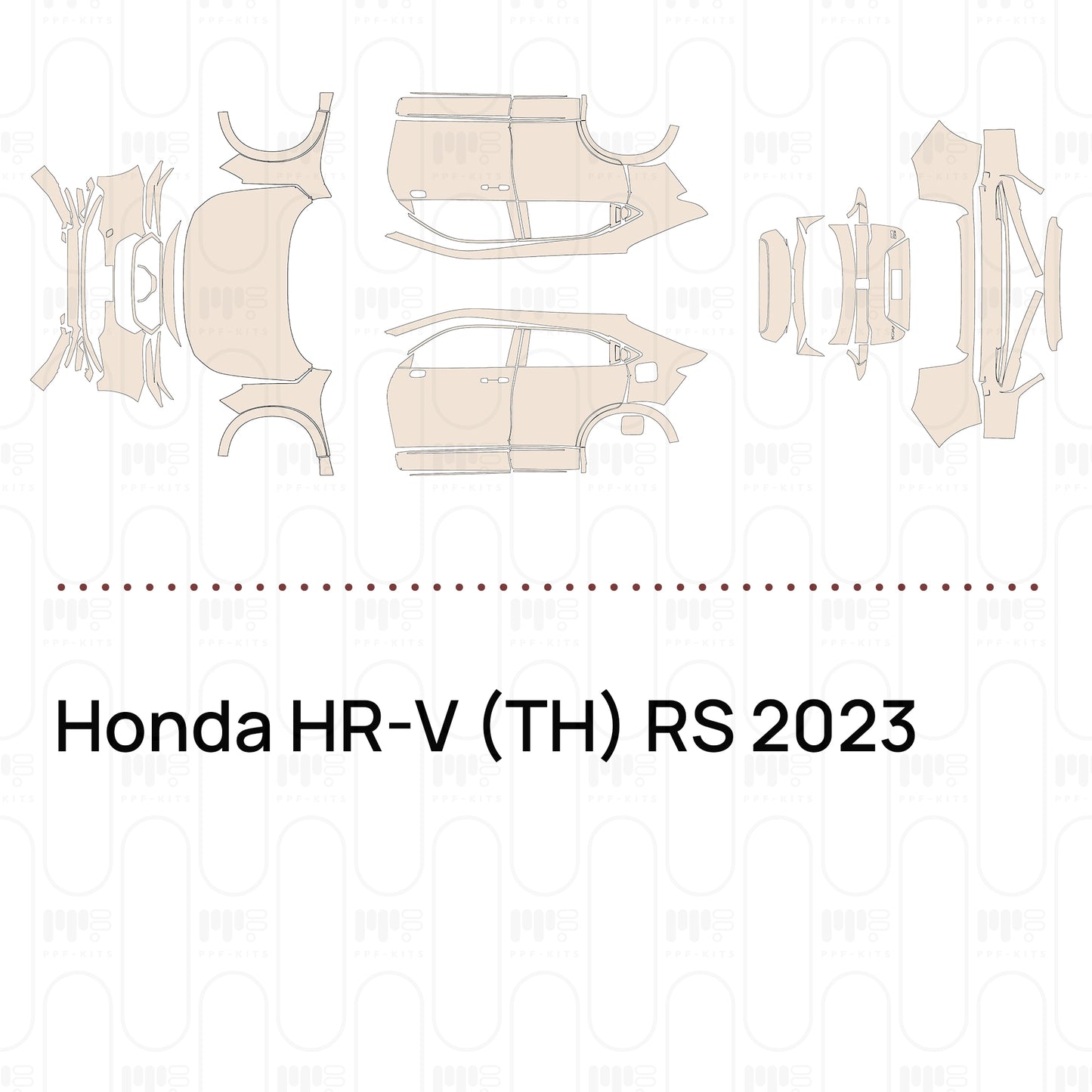 Pre-Cut PPF Honda HR-V (TH) RS 2023