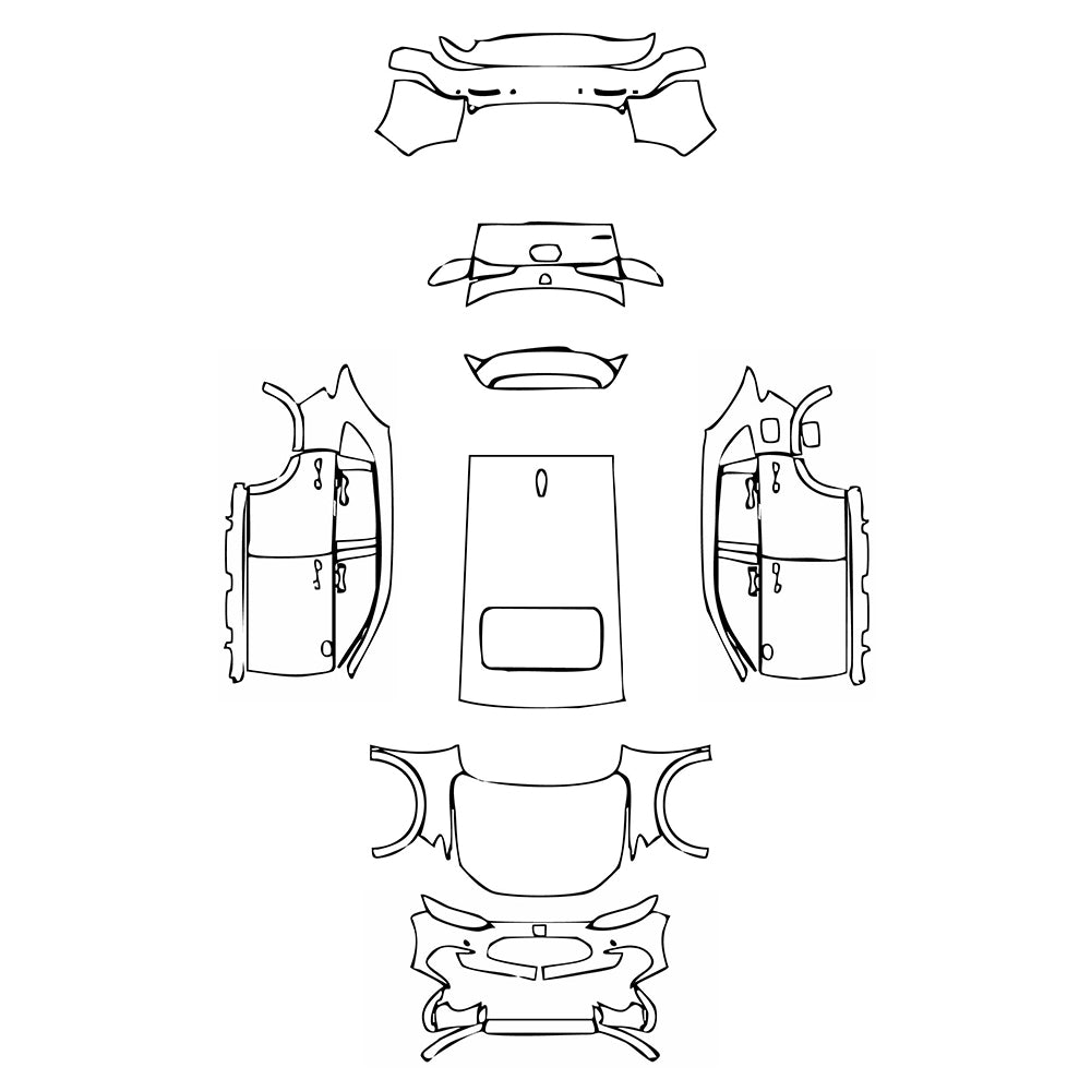 Passgenaue Lackschutzfolien PPF Honda HR-V (US) LX 2025