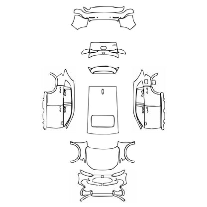 Passgenaue Lackschutzfolien PPF Honda HR-V (US) LX 2025