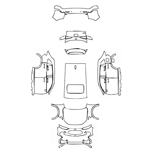 Passgenaue Lackschutzfolien PPF Honda HR-V (US) Sport 2025