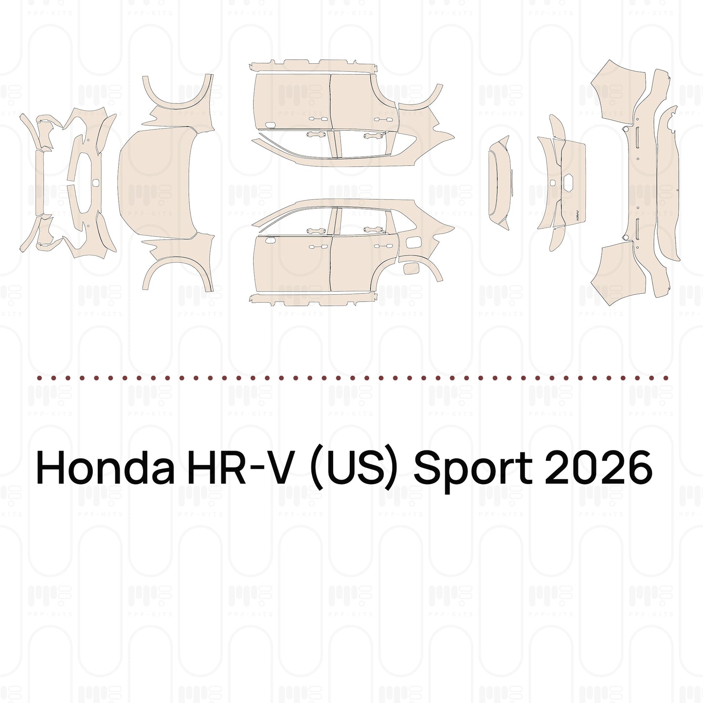 Pre-Cut PPF Honda HR-V (US) Sport 2026