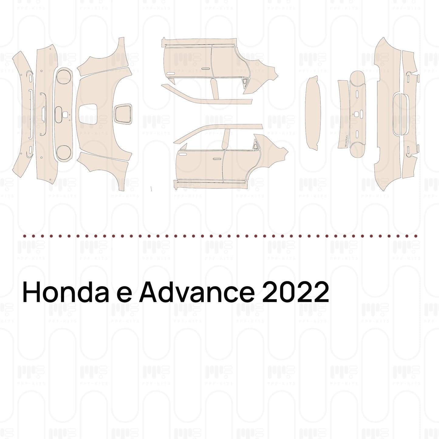 Pre-Cut PPF Honda e Advance 2022